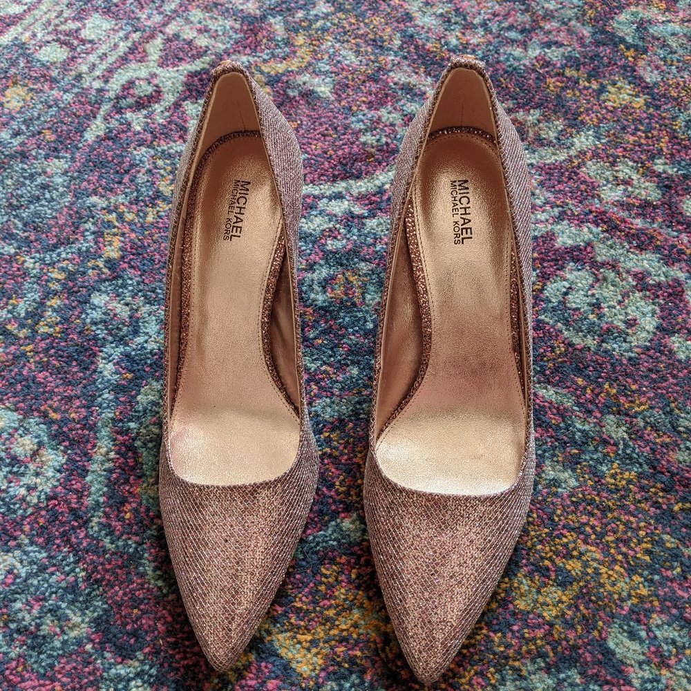 Michael Kors Heels - Metallic Pink